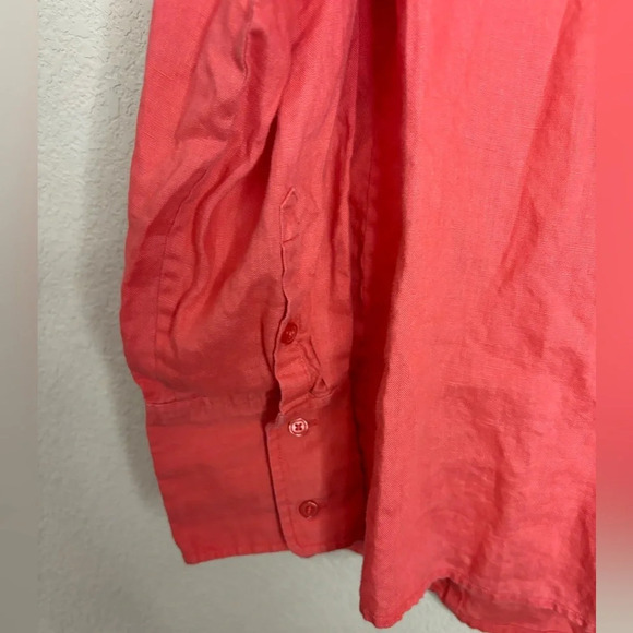 Soft Surroundings 100% Linen Button Down - Picture 9 of 9